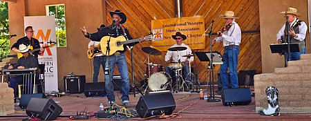 Ernie on pedal steel Carlos Washington Steel Horse Band IWMA